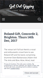 Mobile Screenshot of getoutgigging.wordpress.com