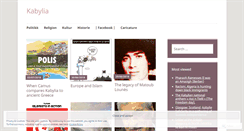 Desktop Screenshot of kabylia.wordpress.com