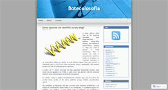 Desktop Screenshot of botecolosofia.wordpress.com