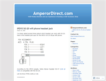 Tablet Screenshot of amperordirect.wordpress.com