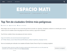 Tablet Screenshot of mati2010.wordpress.com