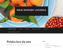 Tablet Screenshot of mojetwojezdrowie.wordpress.com