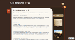 Desktop Screenshot of mberglund.wordpress.com