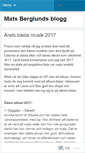 Mobile Screenshot of mberglund.wordpress.com