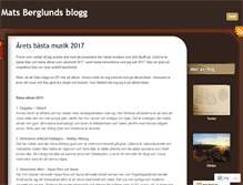 Tablet Screenshot of mberglund.wordpress.com