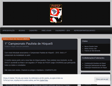 Tablet Screenshot of hoqueisaopaulo.wordpress.com