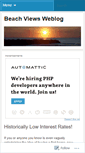 Mobile Screenshot of beachviews.wordpress.com