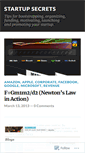Mobile Screenshot of mystartupsecrets.wordpress.com