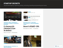 Tablet Screenshot of mystartupsecrets.wordpress.com