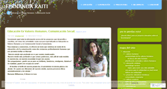 Desktop Screenshot of fernandaraiti.wordpress.com