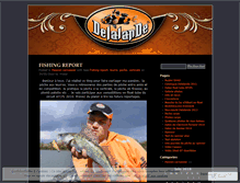 Tablet Screenshot of fishingreport85.wordpress.com