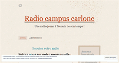 Desktop Screenshot of laradiodeletudiantactif.wordpress.com