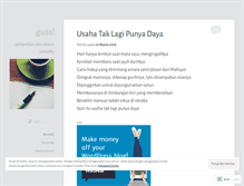 Tablet Screenshot of guss.wordpress.com