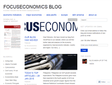 Tablet Screenshot of focuseconomics.wordpress.com