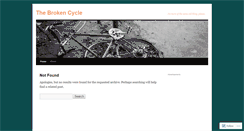 Desktop Screenshot of cyclebroken.wordpress.com