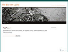 Tablet Screenshot of cyclebroken.wordpress.com