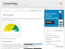 Tablet Screenshot of linuxology.wordpress.com