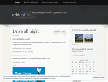 Tablet Screenshot of orbitsville.wordpress.com