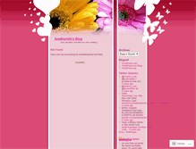 Tablet Screenshot of anathsmith.wordpress.com