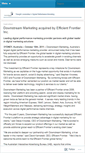 Mobile Screenshot of downstreammarketing.wordpress.com