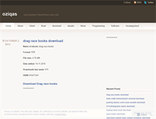 Tablet Screenshot of oziqas.wordpress.com