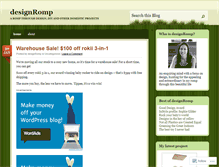 Tablet Screenshot of designromp.wordpress.com
