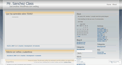 Desktop Screenshot of fsanchez.wordpress.com