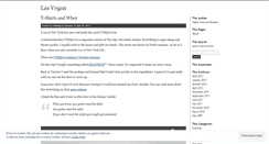 Desktop Screenshot of lasvegan.wordpress.com