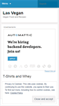 Mobile Screenshot of lasvegan.wordpress.com