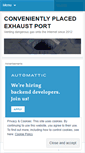 Mobile Screenshot of exhaustport.wordpress.com