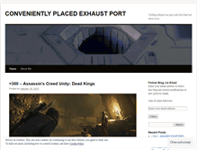 Tablet Screenshot of exhaustport.wordpress.com
