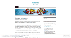 Desktop Screenshot of iartink.wordpress.com