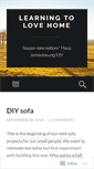 Mobile Screenshot of learningtolovehome.wordpress.com