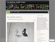 Tablet Screenshot of madisongraffiti.wordpress.com