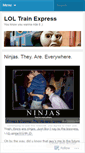 Mobile Screenshot of loltrain.wordpress.com