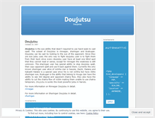 Tablet Screenshot of doujutsu.wordpress.com