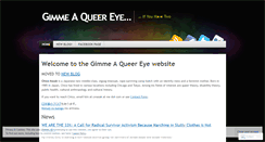 Desktop Screenshot of gimmeaqueereye.wordpress.com