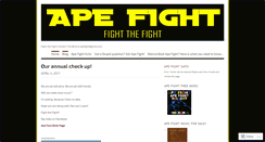 Desktop Screenshot of apefight.wordpress.com