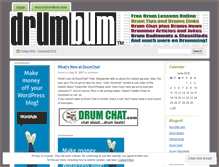Tablet Screenshot of drumbum.wordpress.com