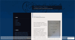 Desktop Screenshot of musictheorythesis.wordpress.com