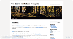 Desktop Screenshot of maduras128.wordpress.com