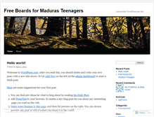 Tablet Screenshot of maduras128.wordpress.com