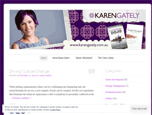 Tablet Screenshot of karengately.wordpress.com