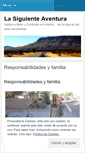 Mobile Screenshot of lasiguienteaventura.wordpress.com
