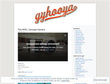 Tablet Screenshot of gyhooya.wordpress.com