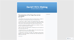 Desktop Screenshot of david1192.wordpress.com