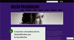 Desktop Screenshot of belenpasqualini.wordpress.com