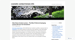 Desktop Screenshot of cosmeticcontactlenses.wordpress.com