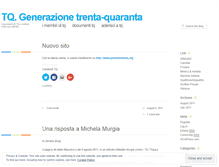 Tablet Screenshot of generazionetq.wordpress.com