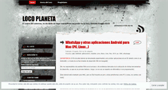 Desktop Screenshot of locoplaneta.wordpress.com